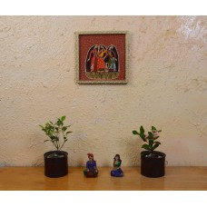 wooden painted wall panels